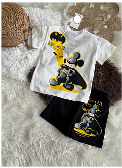 Комплект (футболка, шорти) Mickey Mouse (Микки Маус) TRW178712